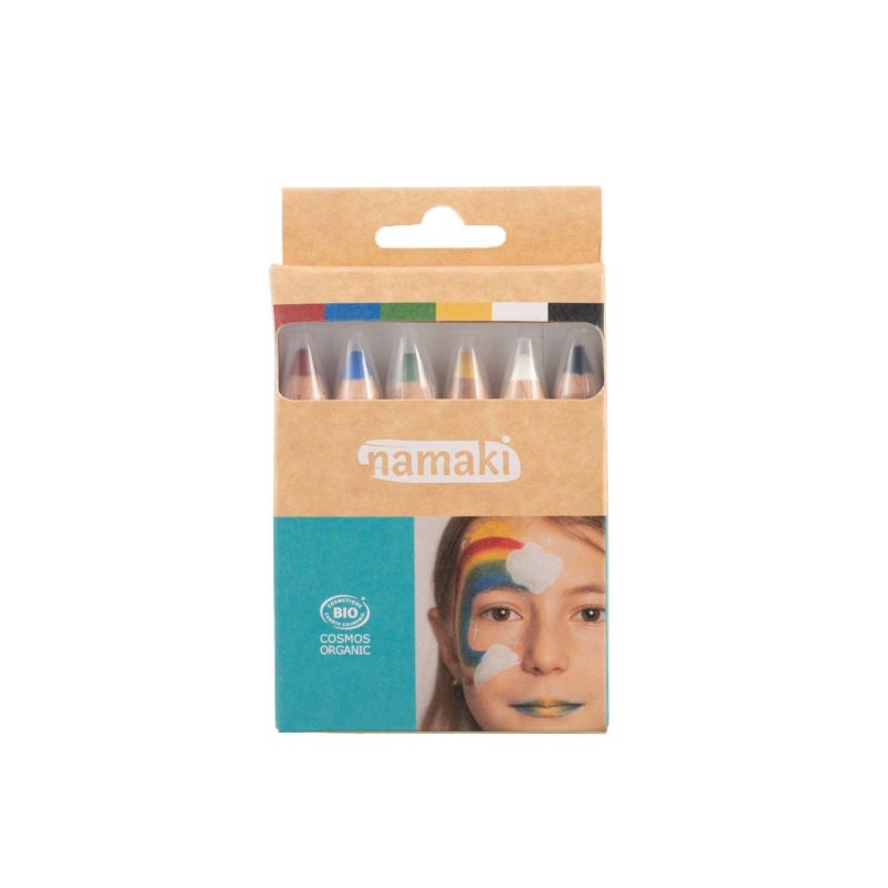 Kit Crayons Maquillage Enfants Namaki : Pour des Looks Amusants Colorés  chez MyWonderfulKids
